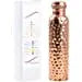 HIMALAYAN BAZAAR - 34 Oz Pure Copper Water Bottle for Ayurvedic Health Benefits Handcrafted in Nepal - Himalayan Bazaar