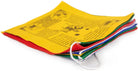 Tibetan Prayer Flags English - Handprinted in Nepal Wind Horse Cotton Flag Affirmation (10-Flags) - Himalayan Bazaar