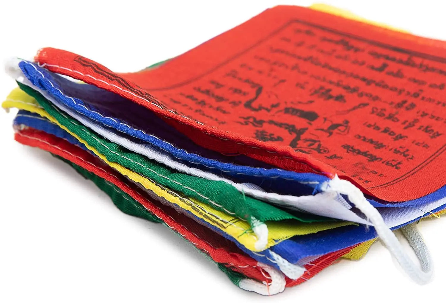 Tibetan Prayer Flags - Handmade in Nepal Wind Horse Flag Affirmation 5 Rolls - Himalayan Bazaar