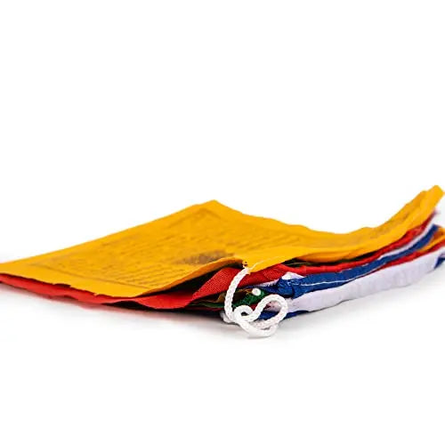 Tibetan Prayer Flags - Handmade in Nepal Windhorse Mixed Deity Flag Affirmation 10 Flags - Himalayan Bazaar