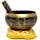 Tibetan Singing Bowl Set - Easy To Play Authentic Handcrafted For Meditation Sound Chakra Yoga Healing 4 Inches By Himalayan Bazaar (Black & Orange) - Himalayan Bazaar