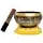 Tibetan Singing Bowl Set - Easy To Play Authentic Handcrafted For Meditation Sound Chakra Yoga Healing 4 Inches By Himalayan Bazaar (Black & Orange) - Himalayan Bazaar