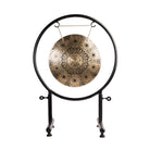 Front view of the Timeless Kalachakra Gong showcasing its intricate design.